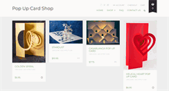 Desktop Screenshot of popupcardshop.com